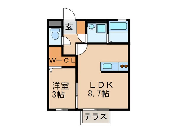 ネオステ－ジの物件間取画像